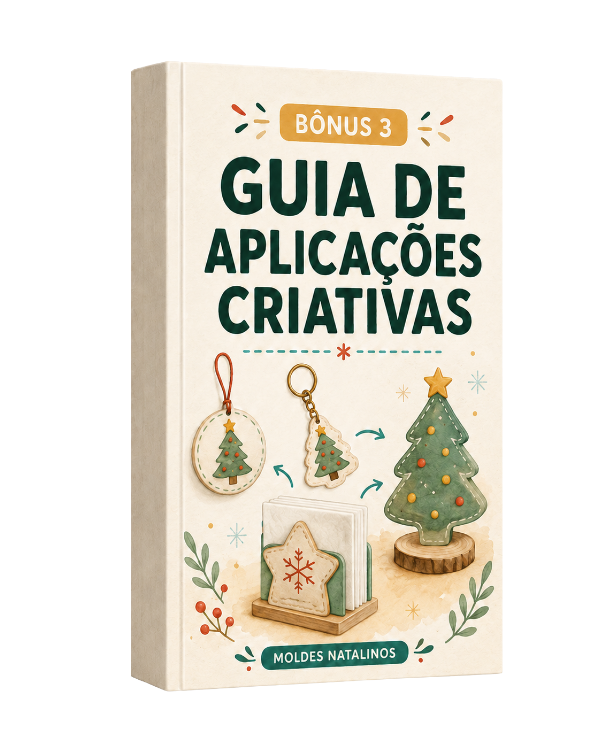 Mockup do bônus Guia de Aplicações Criativas